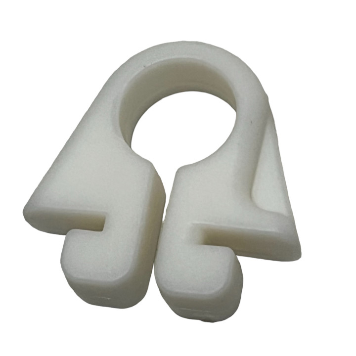 Hook for football and soccer goals in aluminium