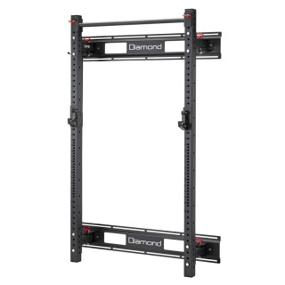 Foldable Power Rack Wall Mounted Diamond