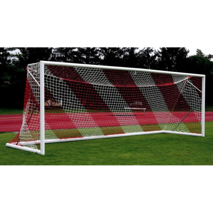 Self-supporting, transportable aluminum football goal