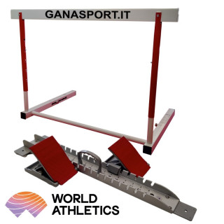 Bundle World Athletic da Gara - 5 Ostacoli e 1 blocco di partenza Omologati W.A.