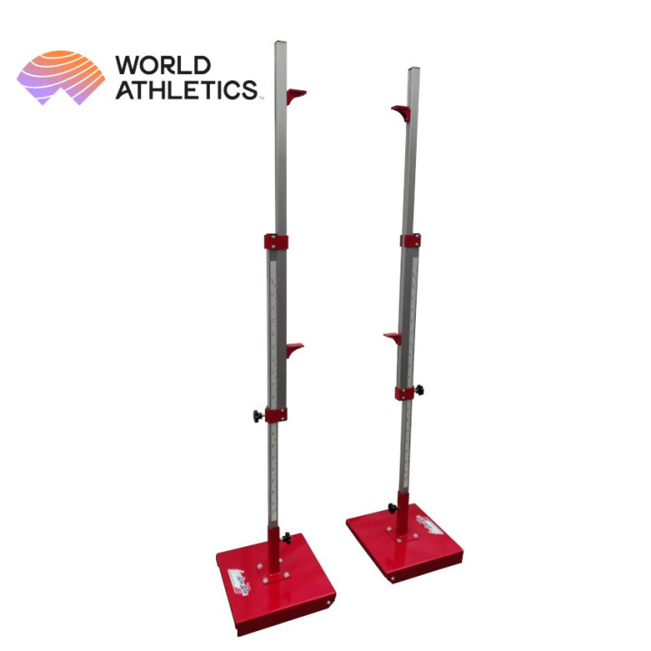 Coppia Ritti Salto in Alto in alluminio Omologati World Athletics