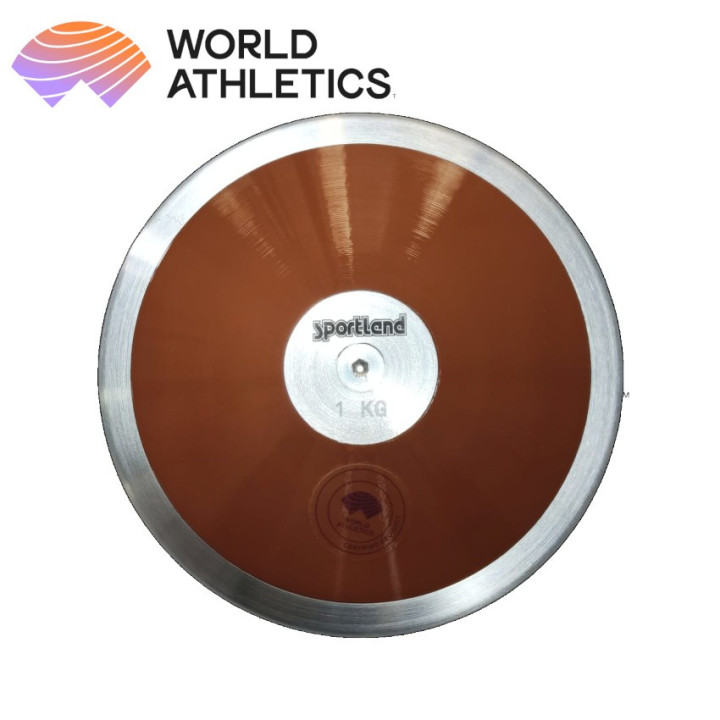 Disco da Lancio Sportland in acciaio Kg 1 Omologato World Athletics