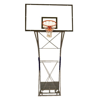 Impianto Basket Olimpionico a Traliccio Trasportabile in acciaio Zincato - a norma UNI-EN 1270