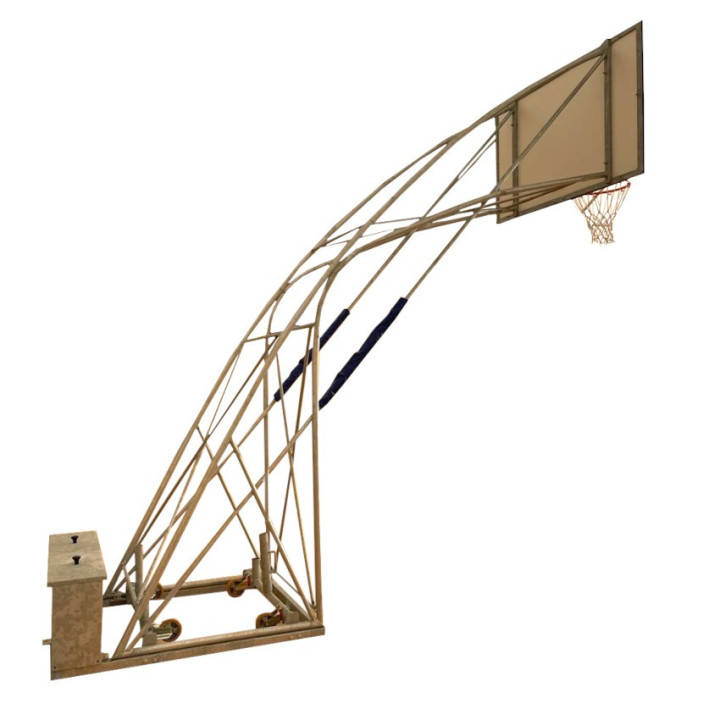Impianto Basket Olimpionico a Traliccio Trasportabile in acciaio Zincato - a norma UNI-EN 1270