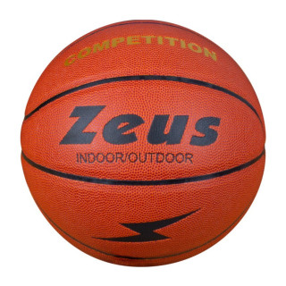 Pallone Basket misura 7 Zeus Competition in Pelle Sintetica