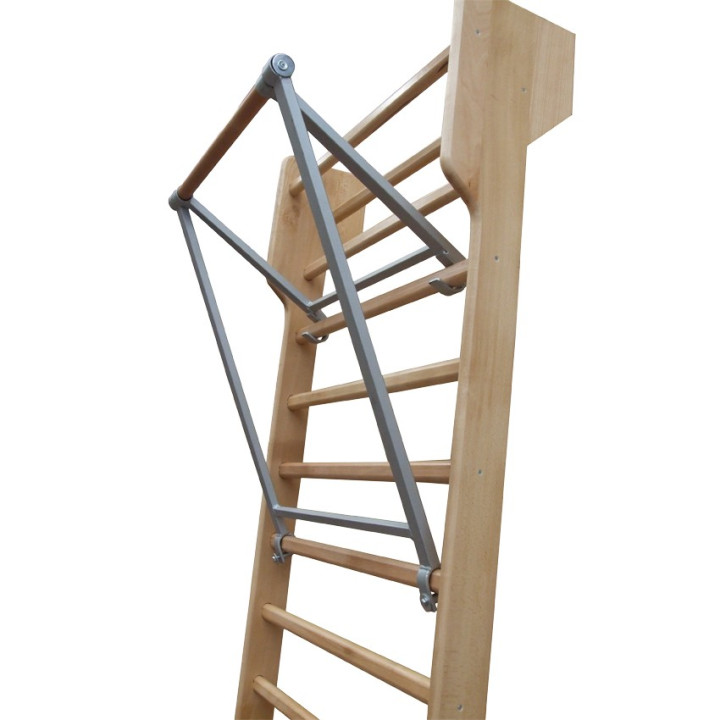 Adjustable pull-up bar to attach to the Swedish wall bar