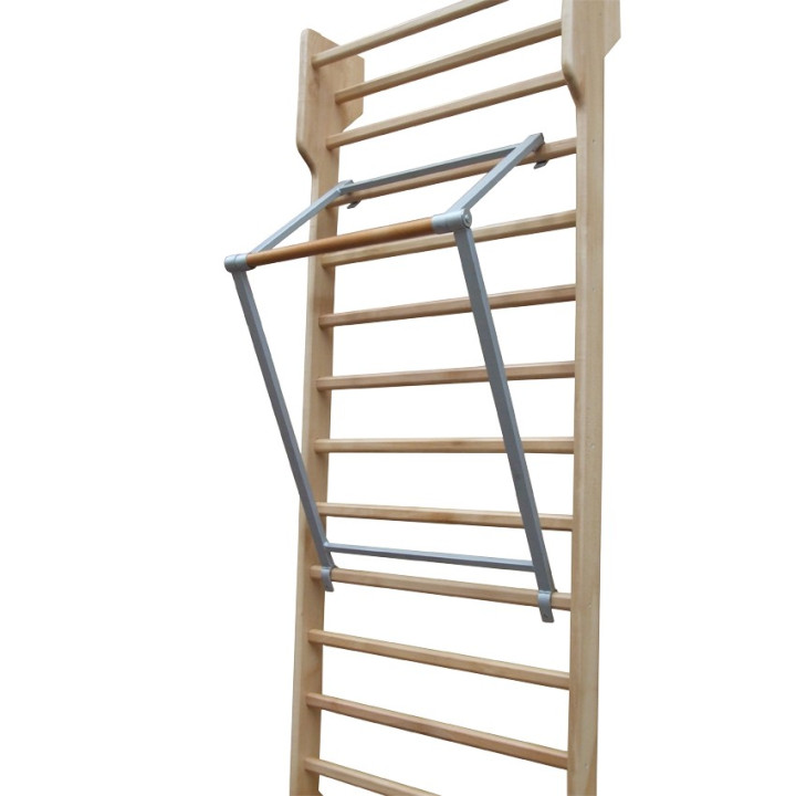 Adjustable pull-up bar to attach to the Swedish wall bar
