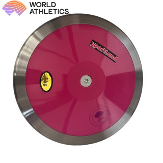 Disco da Lancio Sportland Super spin competition in acciaio Kg 1 Omologato World Athletics
