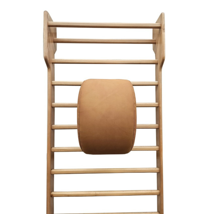 Curved back rest that can be attached to the Swedish backrest