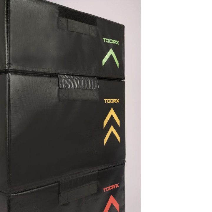 Set of 3 Toorx Stackable Plyo Boxes