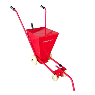 Carrello Segnacampo a polvere per tracciatura linee campi sportivi