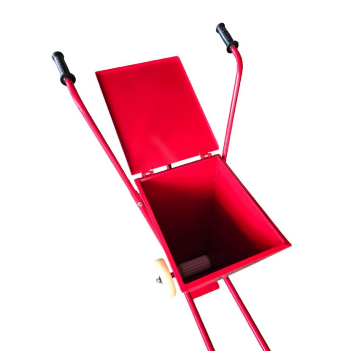 Carrello Segnacampo a polvere per tracciatura linee campi sportivi