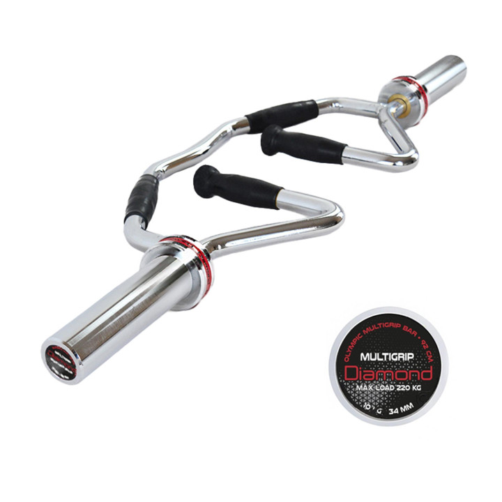 Bilanciere Olimpico Diamond Multigrip -220 KG