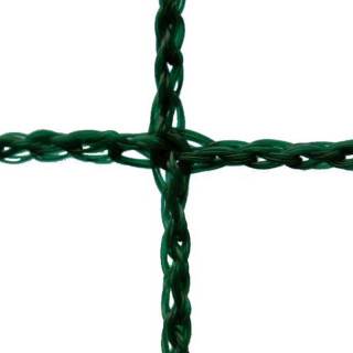 Ball catch net for fencing sports fields, 3 mm wire, knotless square mesh