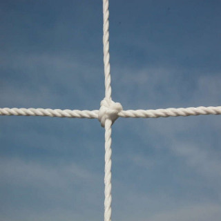Pair of nets for football goals mt. 5x2 knotted square mesh wire Ø 2.5 mm
