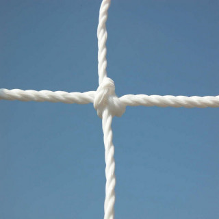 Pair of nets for football goals mt. 6x2 knotted square mesh wire Ø 3.5 mm