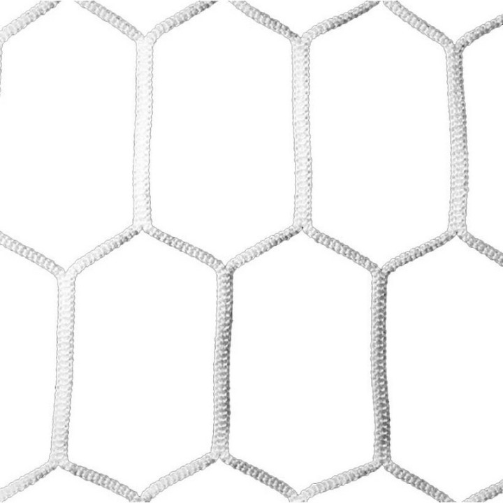 Coppia di reti per porte da calcio mt. 5x2 maglia esagonale filo Ø  4 mm