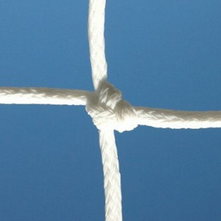 Pair of nets for mini football goals 110x150 cm hexagonal mesh wire Ø 4 mm