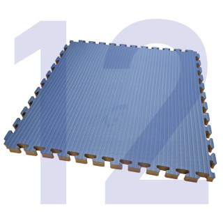 Kit of 12 interlocking Tatamis 100x100x4(h) cm complete with perimeter frame