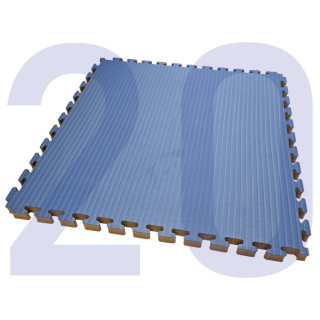 Kit of 20 interlocking Tatamis 100x100x4(h) cm complete with perimeter frame