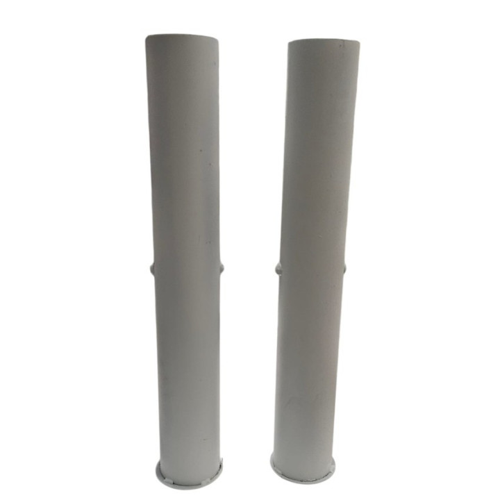 Pair of replacement sockets for single-pole volleyball and beach volleyball systems