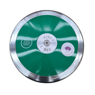 Disco da Lancio in acciaio Vinex Practice 1,5 Kg | Omologato World Athletics