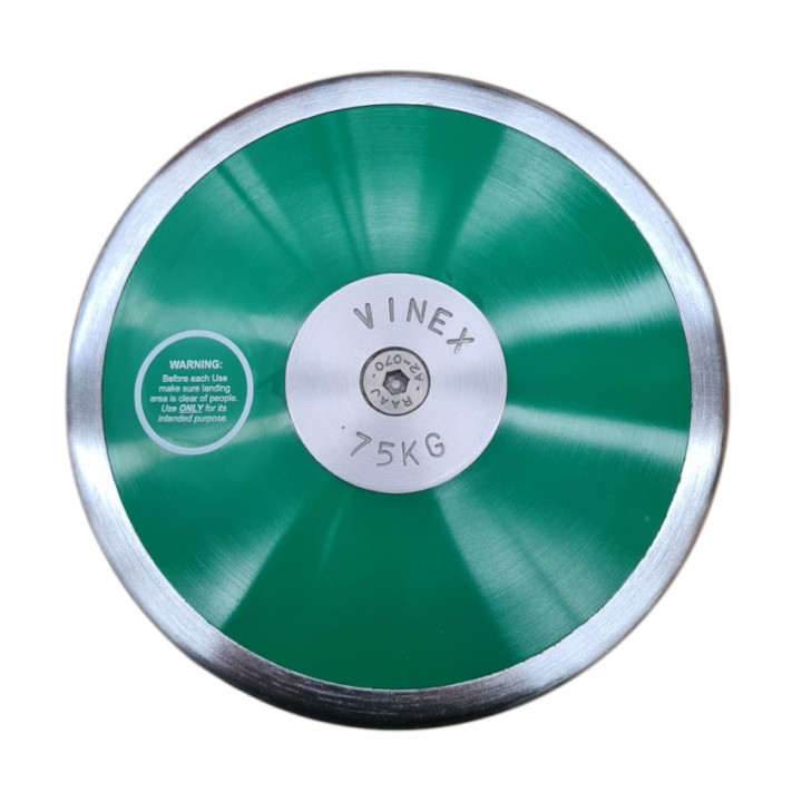 Disco da Lancio in acciaio Vinex Pratice da 750 grammi | Allenamento e Avviamento all’Atletica