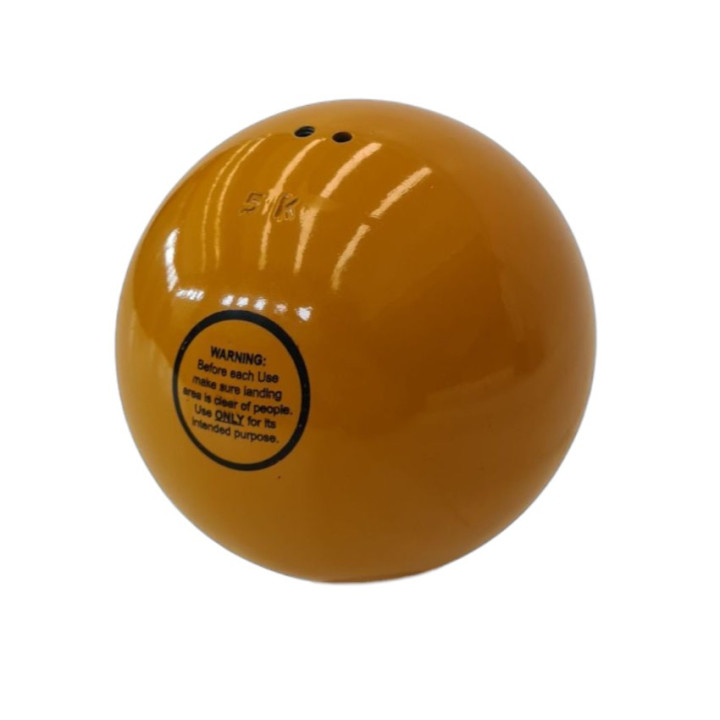 Peso da Lancio Vinex 5 kg in Lega di Acciaio - Diametro 115 mm - Giallo