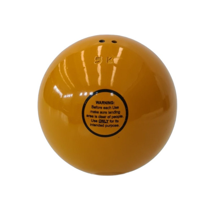 Peso da Lancio Vinex 5 kg in Lega di Acciaio - Diametro 115 mm - Giallo
