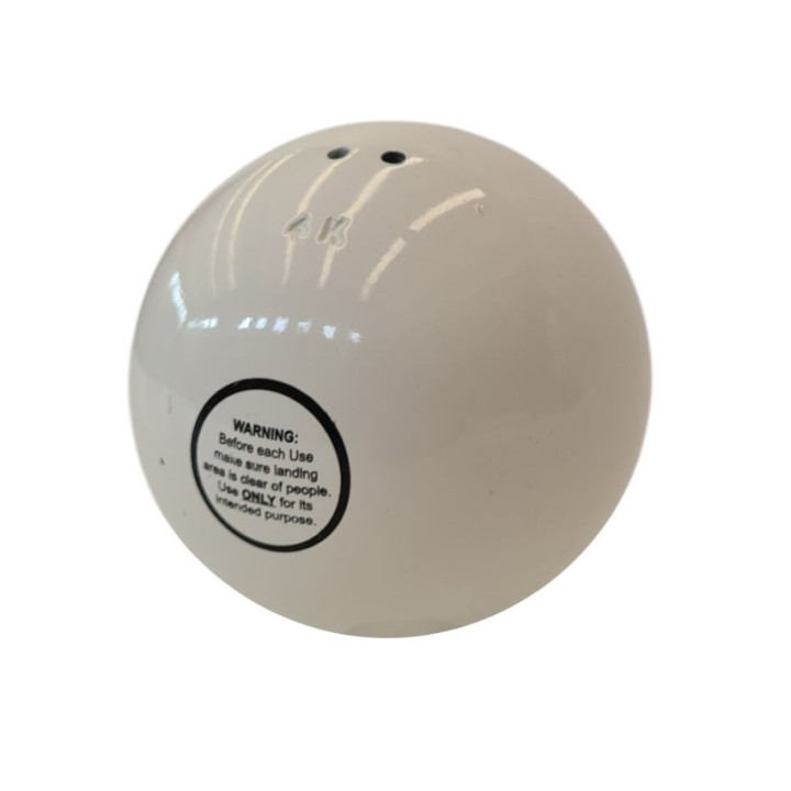 Peso da Lancio Vinex 4 kg in Lega di Acciaio - Diametro 103 mm - Bianco