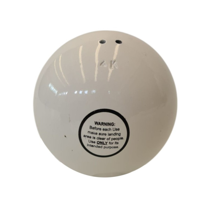 Peso da Lancio Vinex 4 kg in Lega di Acciaio - Diametro 103 mm - Bianco
