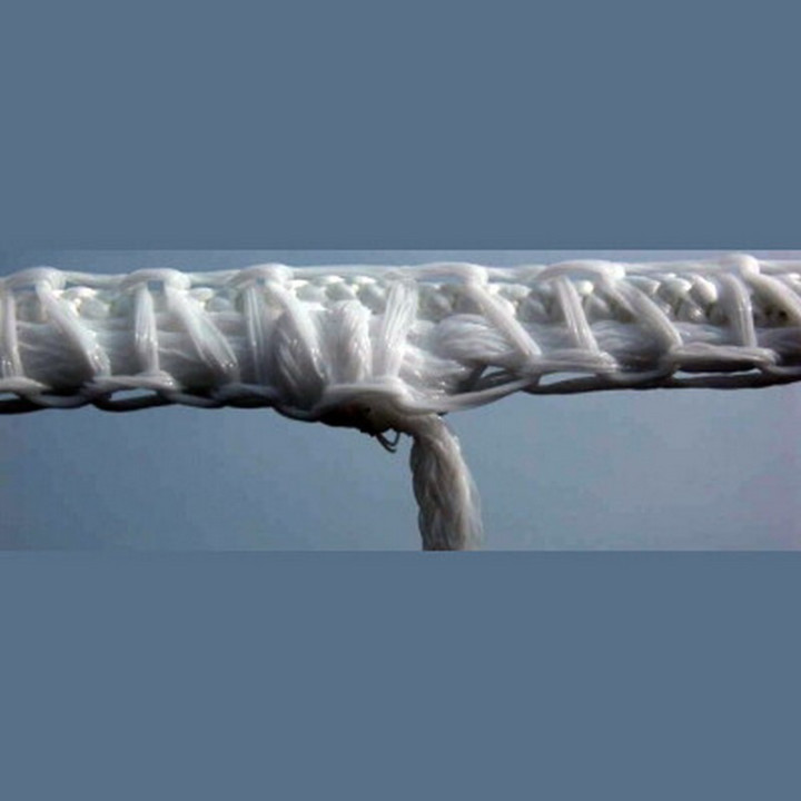 Reinforcement perimeter edging for ball-holding sheets for sports fields