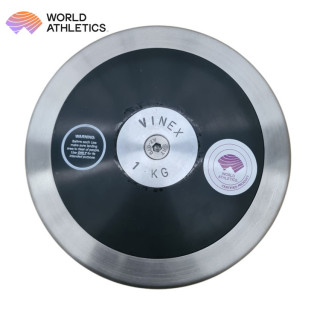 Vinex Super Spin Steel Throwing Discus 1 Kg | World Athletics Approved