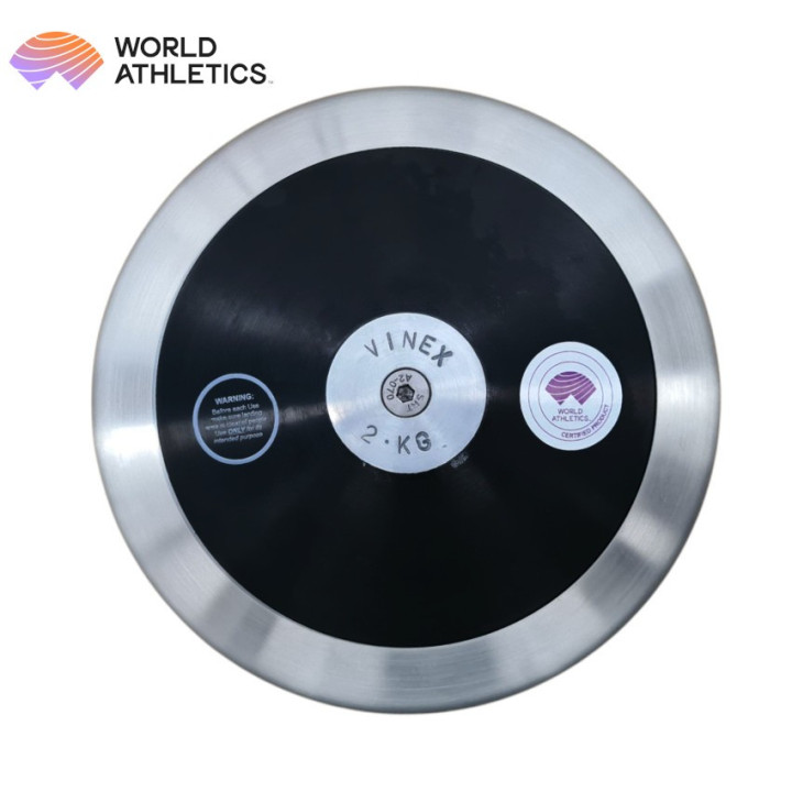 Disco da Lancio in acciaio Vinex Super Spin Kg 2 | Omologato World Athletics