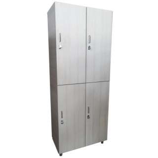 Gym wardrobe with 4 doors