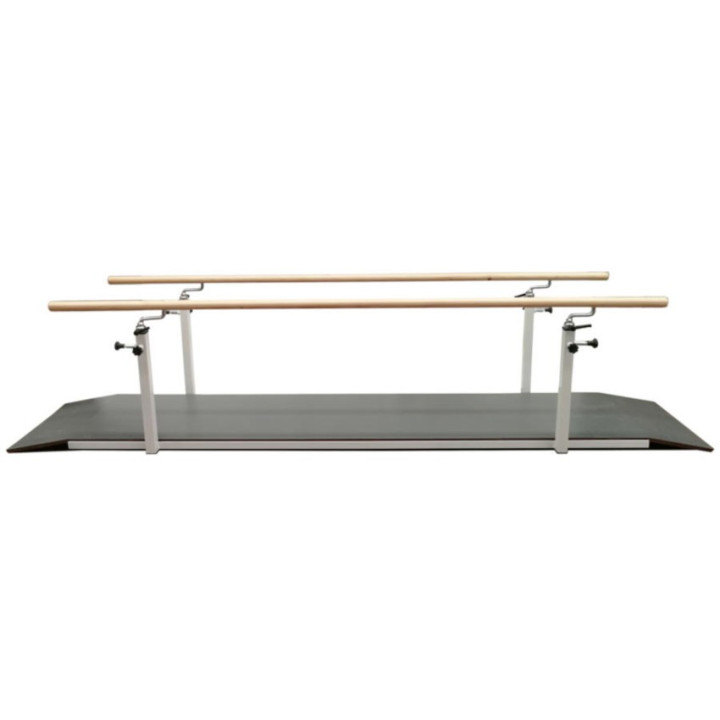 Parallel Bars for Rehabilitation and Walking in Steel and Wood