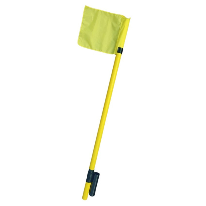 Football Flag with Integrated Spring and 50mm PVC Stand