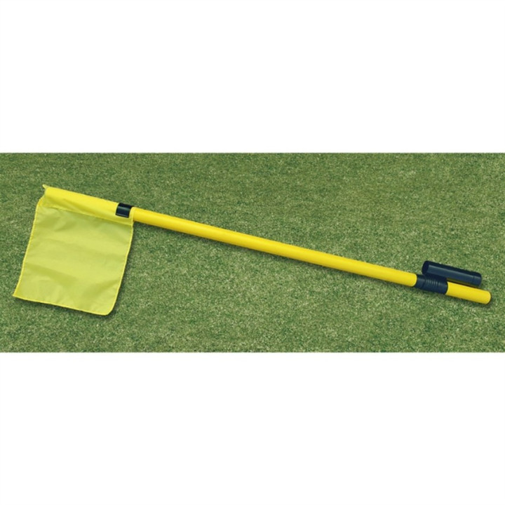 Bandierina da Calcio con Molla Integrata e Supporto in PVC 50 mm