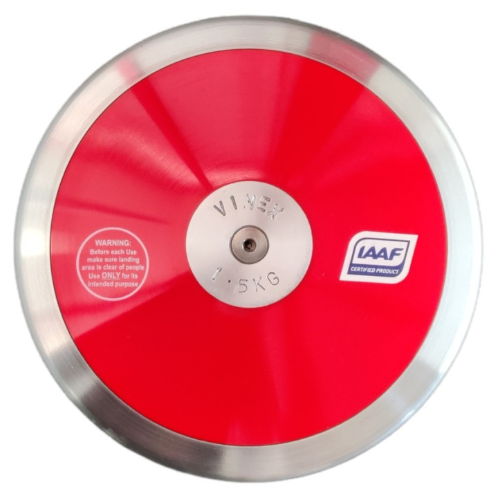Disco da lancio da gara in acciaio Kg 1,75 Vinex High Spin Omologato IAAF