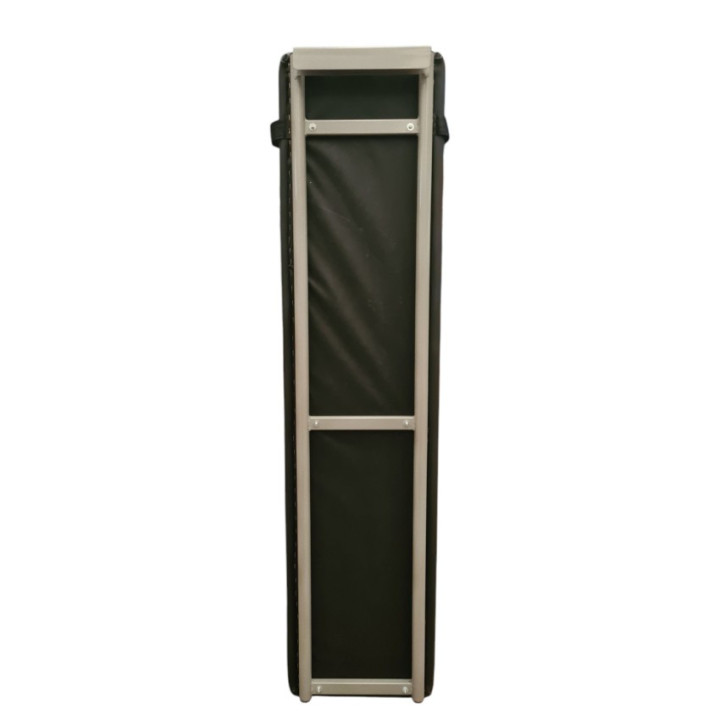 Abdominal bench attachable to the Swedish backrest model with strap