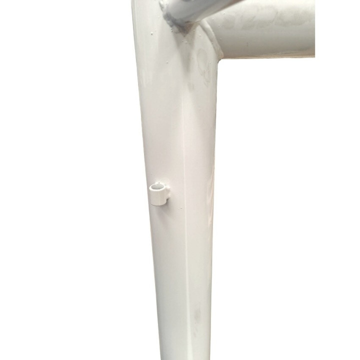 Pair of 6x2 m. steel football goals