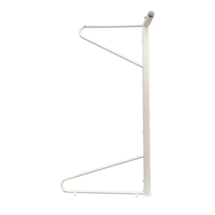 Single reduced football goal 4x2 meters in steel