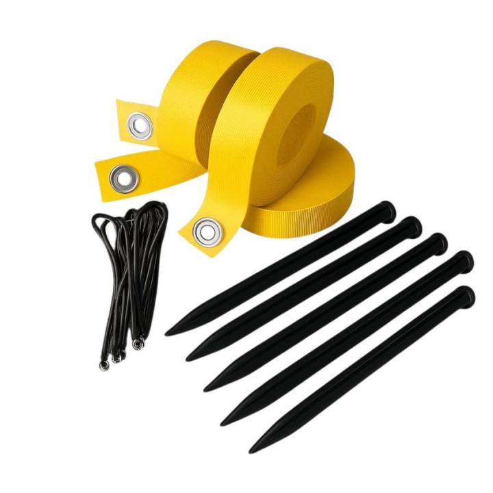 Signage kit for beach volleyball and beach tennis courts