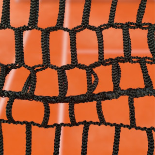 Regulation tennis net with 4 mm thread and top cotton tape