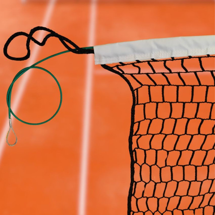 Regular tennis net, hexagonal mesh, 4 mm thread