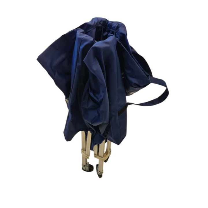 Aluminum pantograph basketball/volleyball ball trolley