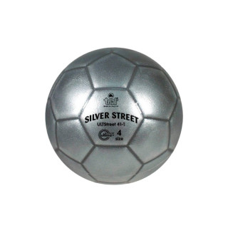 Pallone Street Soccer ULTSTREET41-1 misura 4 esagoni argento