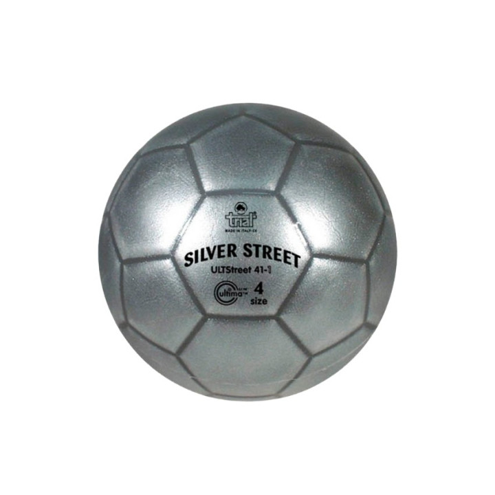 Street Soccer Ball ULTSTREET41-1 size 4 hexagons silver