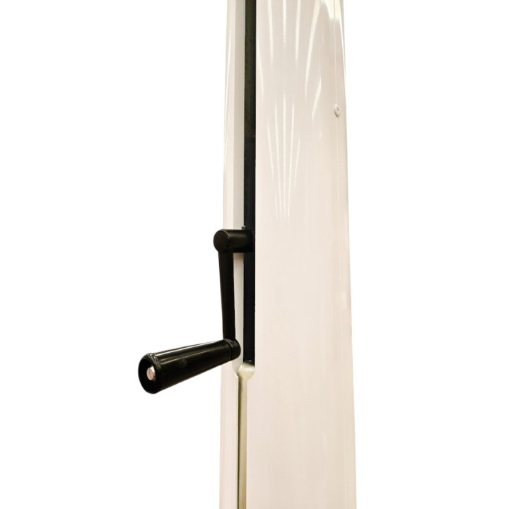 Single-pole aluminum competition volleyball system