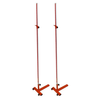 copy of Pair of steel high jump stands, adjustable height 60 - 210 cm